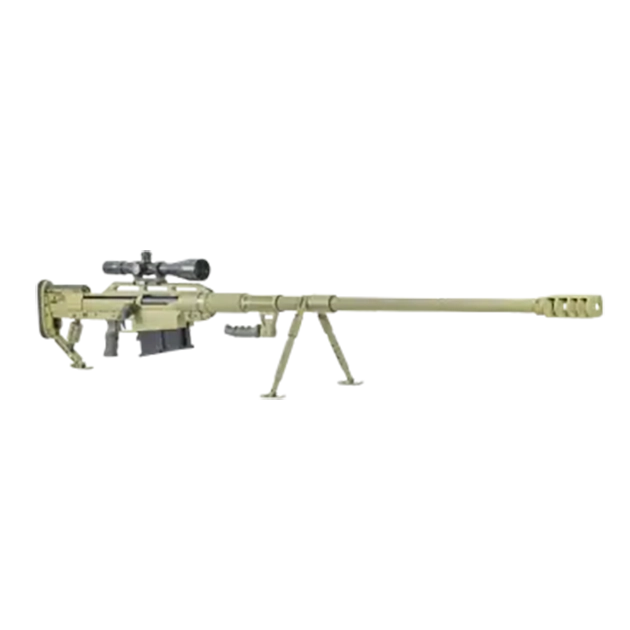 Side profile of Sterling Cross AMR sniper rifle
